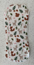 Baby Burp Cloth – Woodland Animals Print
