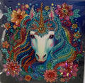 Magical Unicorn Crystal Art Greeting Card