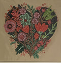 Floral Heart Crystal Art Card