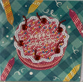 Happy Cake Day Crystal Art Card