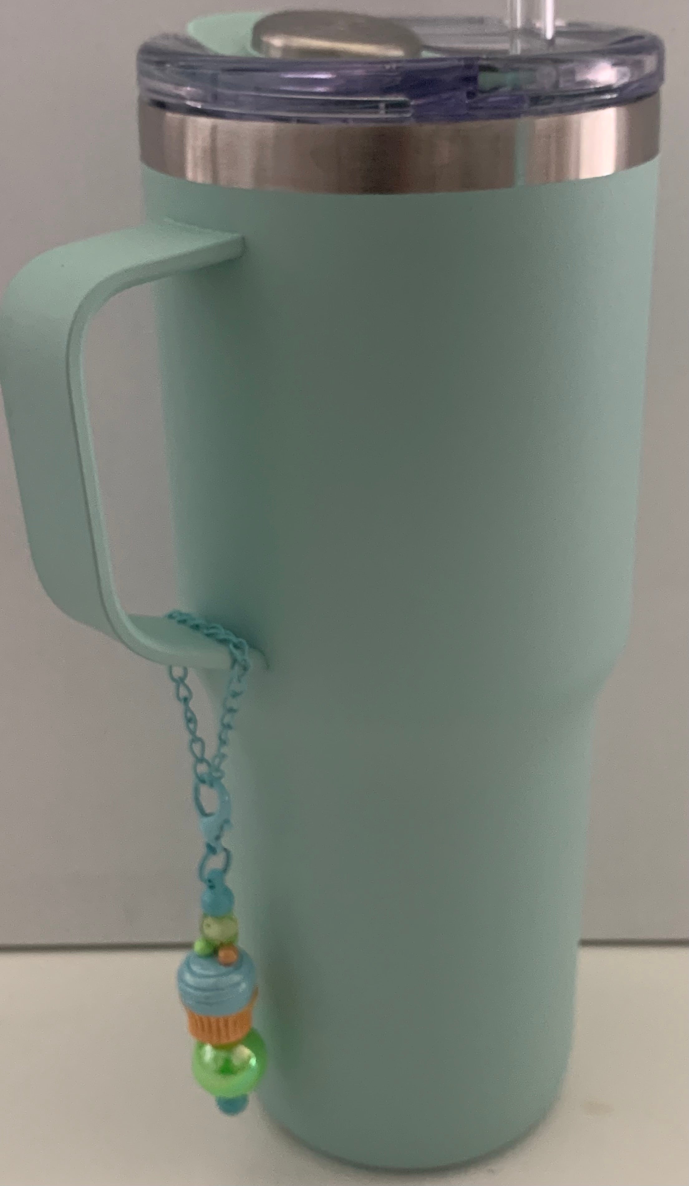Cupcake Beaded Cup Charm