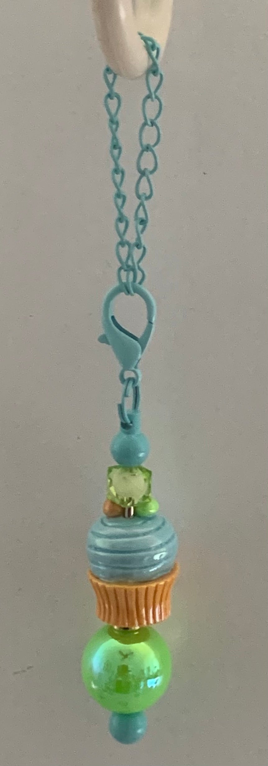 Cupcake Beaded Cup Charm