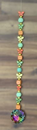 Window Dangly - Pastel Butterfly Suncatcher Crystal Ball