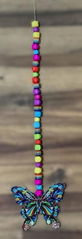 Rainbow Mosaic Butterfly Window Dangly