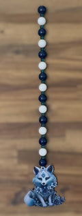 Celestial Blue Fox Window Dangly