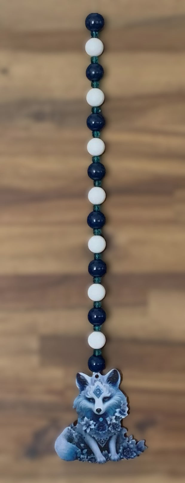 Celestial Blue Fox Window Dangly