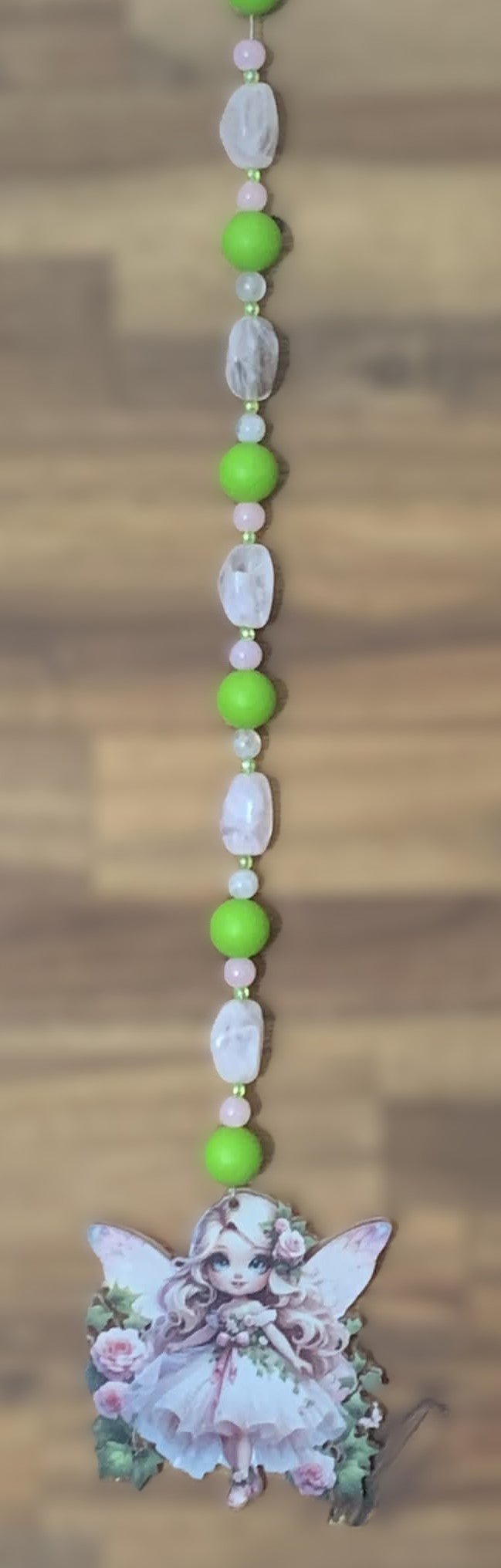 Vintage Rose Fairy Window Dangly