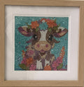 Framed Diamond Painting – Floral Calf
