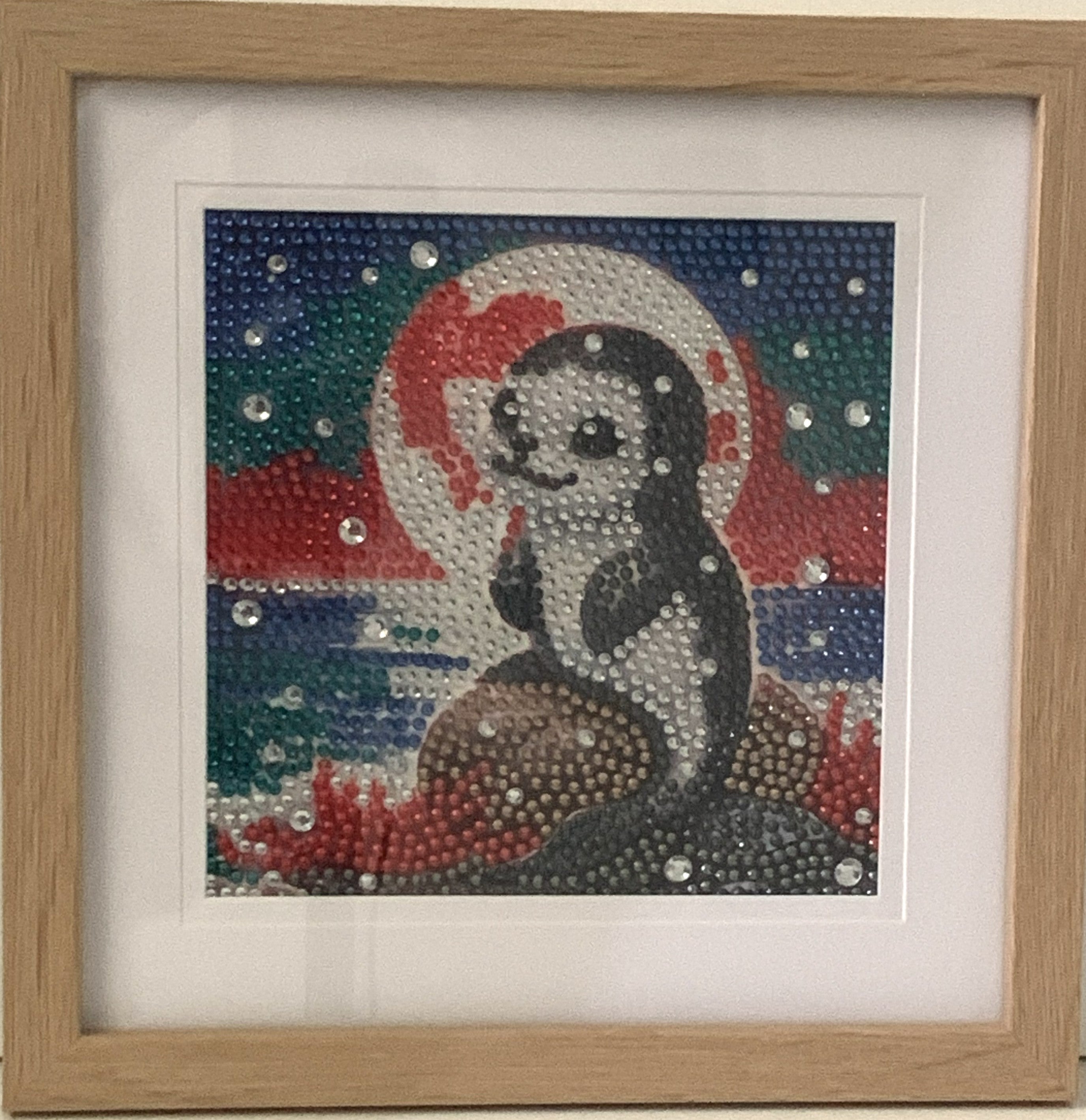 Framed Diamond Painting – Baby Seal
