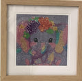 Framed Diamond Painting – Rainbow Elephant