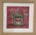 Framed Diamond Painting – Pink Koala