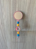 Beaded Hand Mirror – Donut