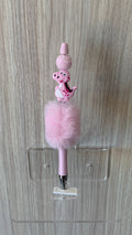Fluffy Pen - Pink T-Rex Dinosaur Charm