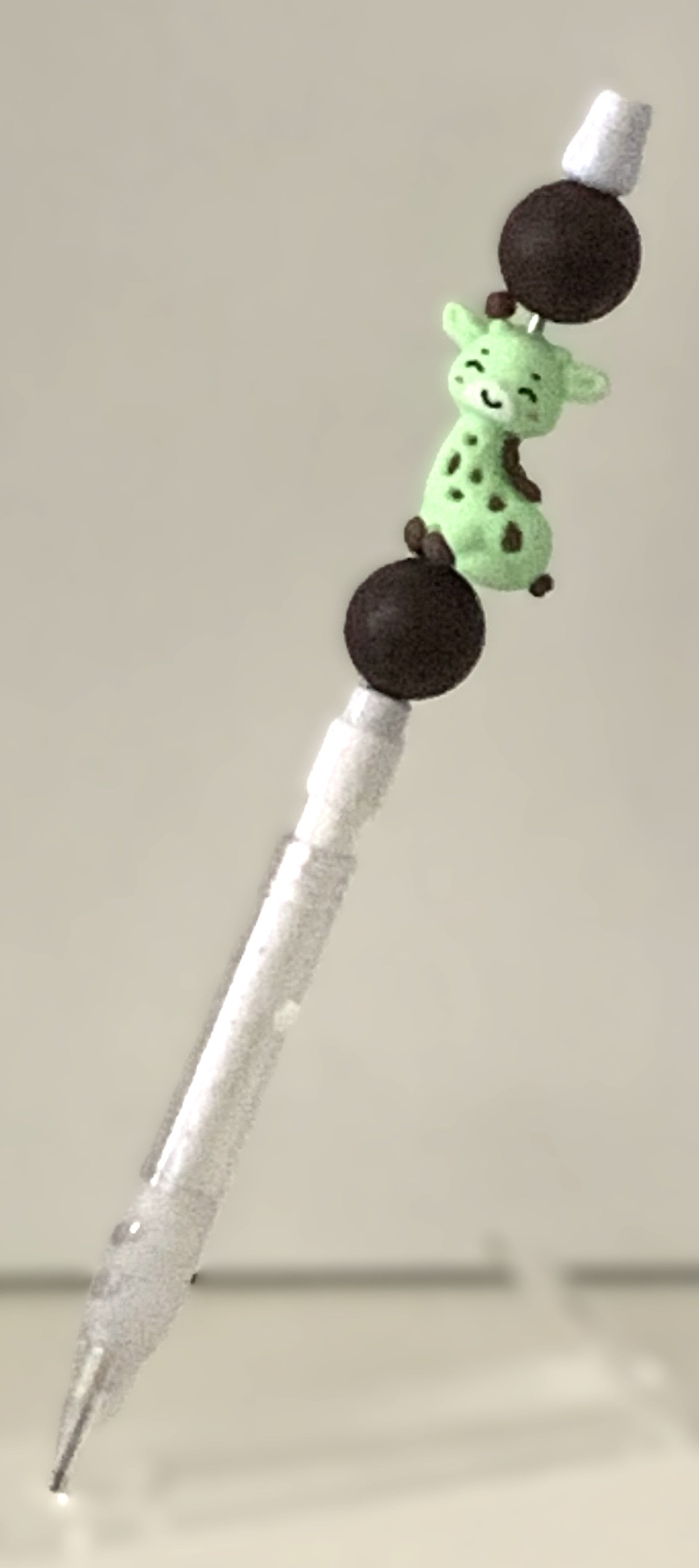 Giraffe Charm Beaded Lead Pencil