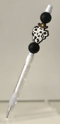 Cowboy Ghost Charm Beaded Lead Pencil