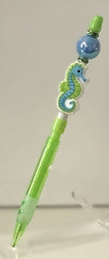 Seahorse Charm Beaded Lead Pencil