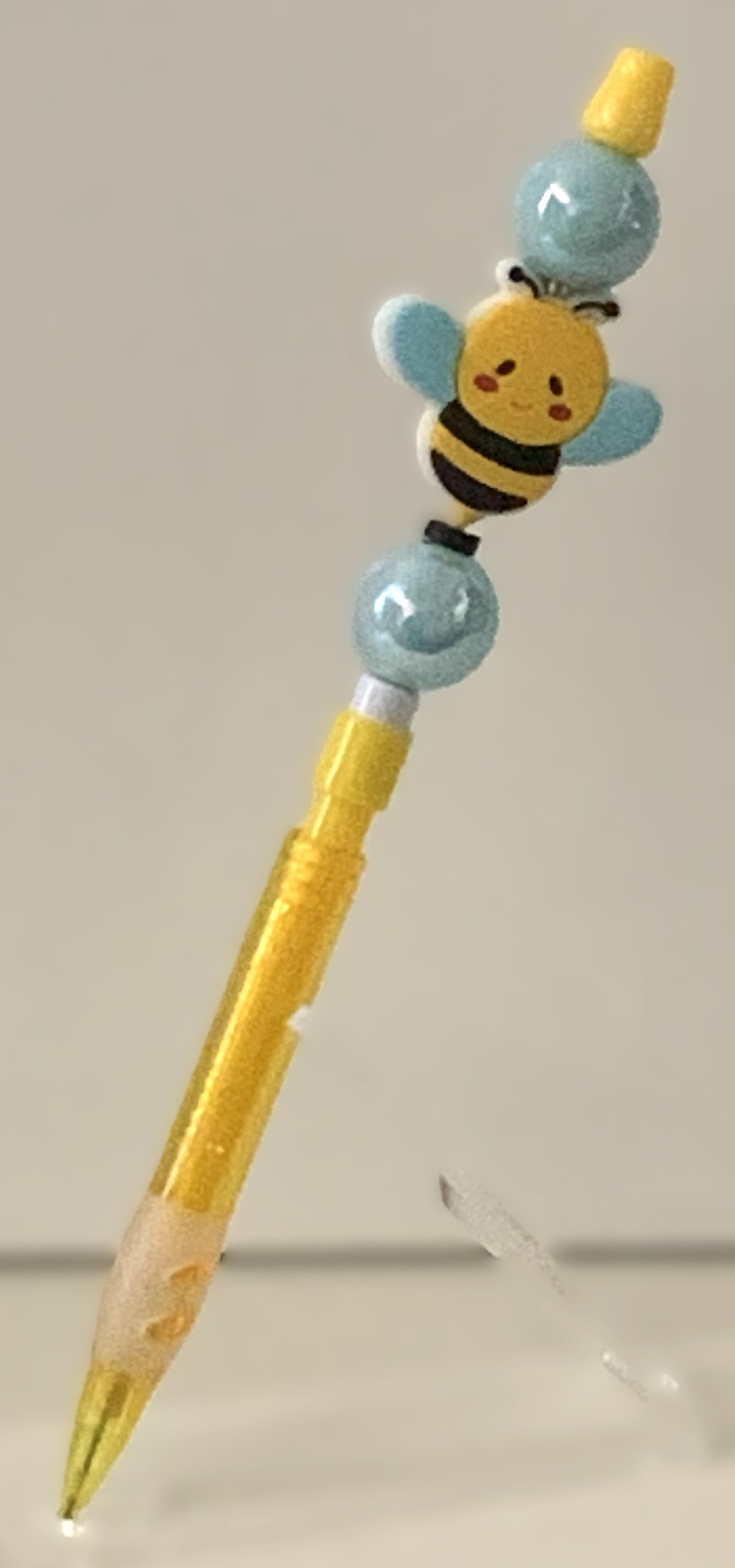 Bumblebee Charm Beaded Lead Pencil