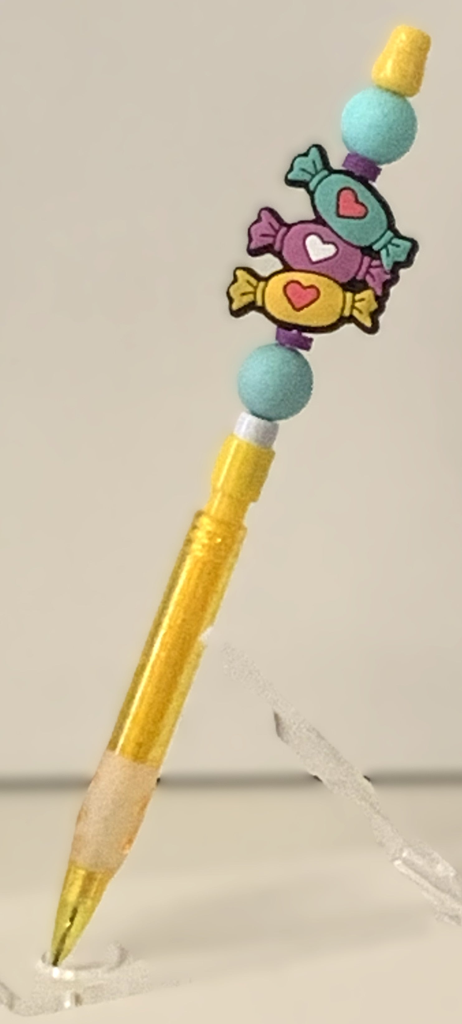 Candy Charm Beaded Lead Pencil