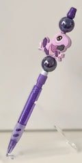Pink Bird Charm Beaded Lead Pencil