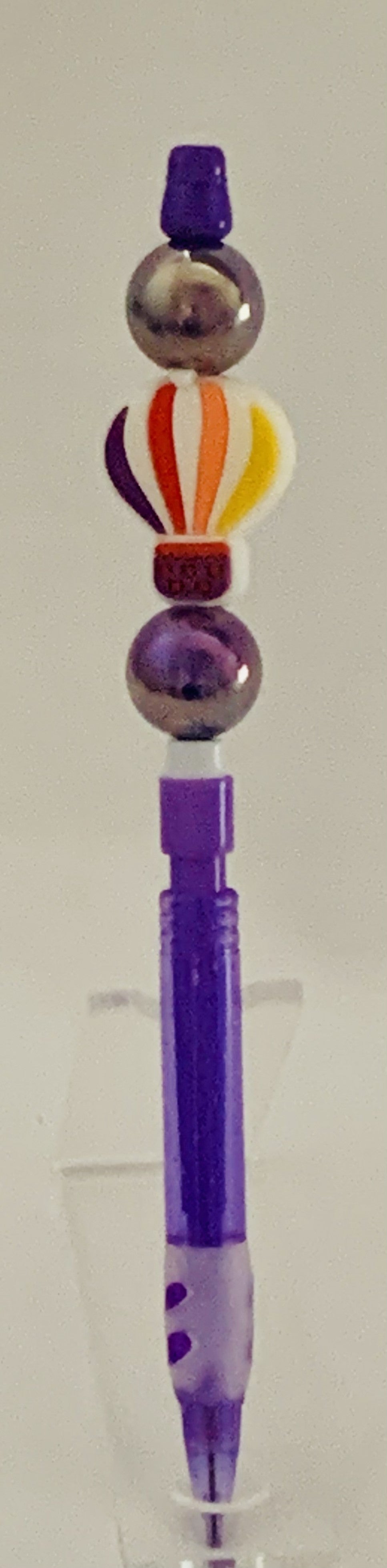 Hot Air Balloon Charm Beaded Lead Pencil