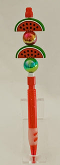 Watermelon Charm Beaded Lead Pencil