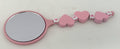 Beaded Hand Mirror – Pink Hearts