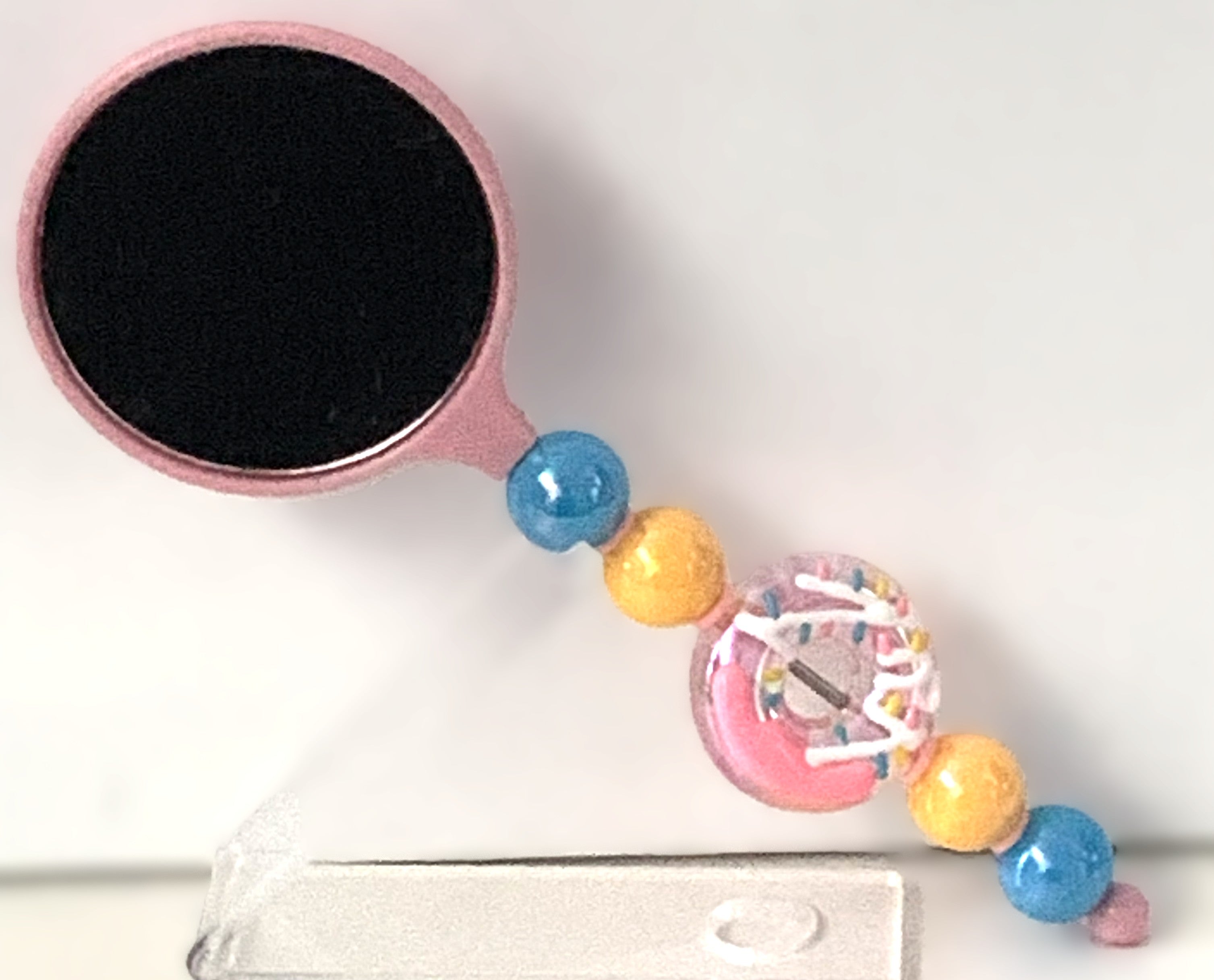 Beaded Hand Mirror – Donut