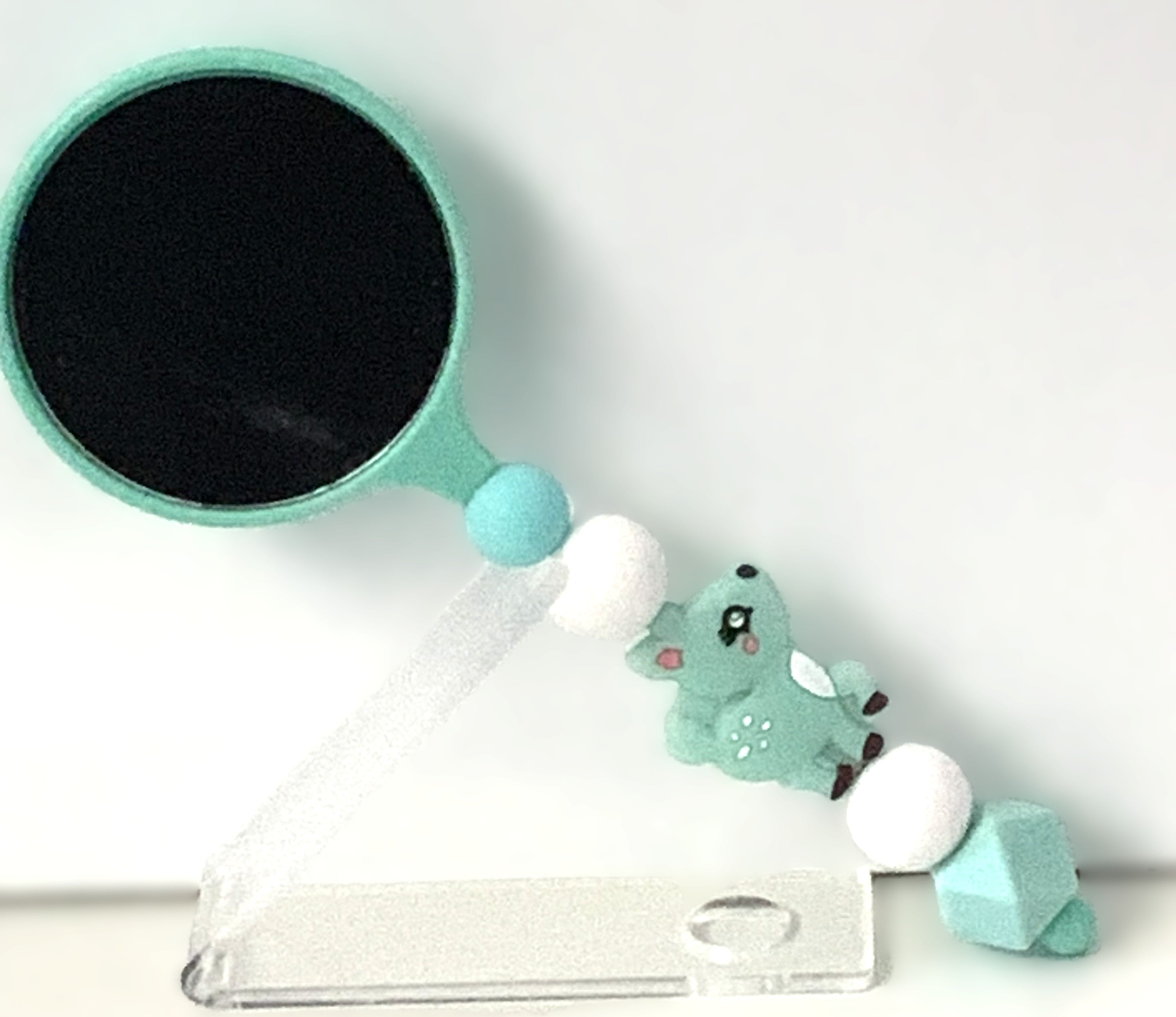 Beaded Hand Mirror – Mint Fawn
