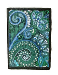 A5 Notebook – Green & Blue Vines