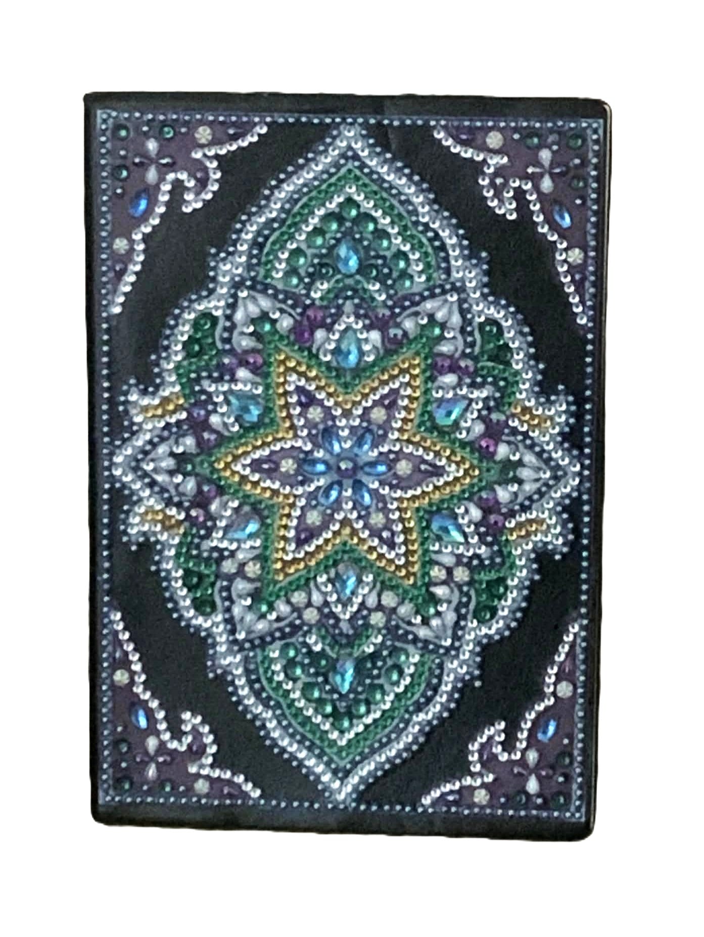 A5 Notebook – Teal Jewel Mandala