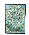 A5 Notebook – Teal Paisley