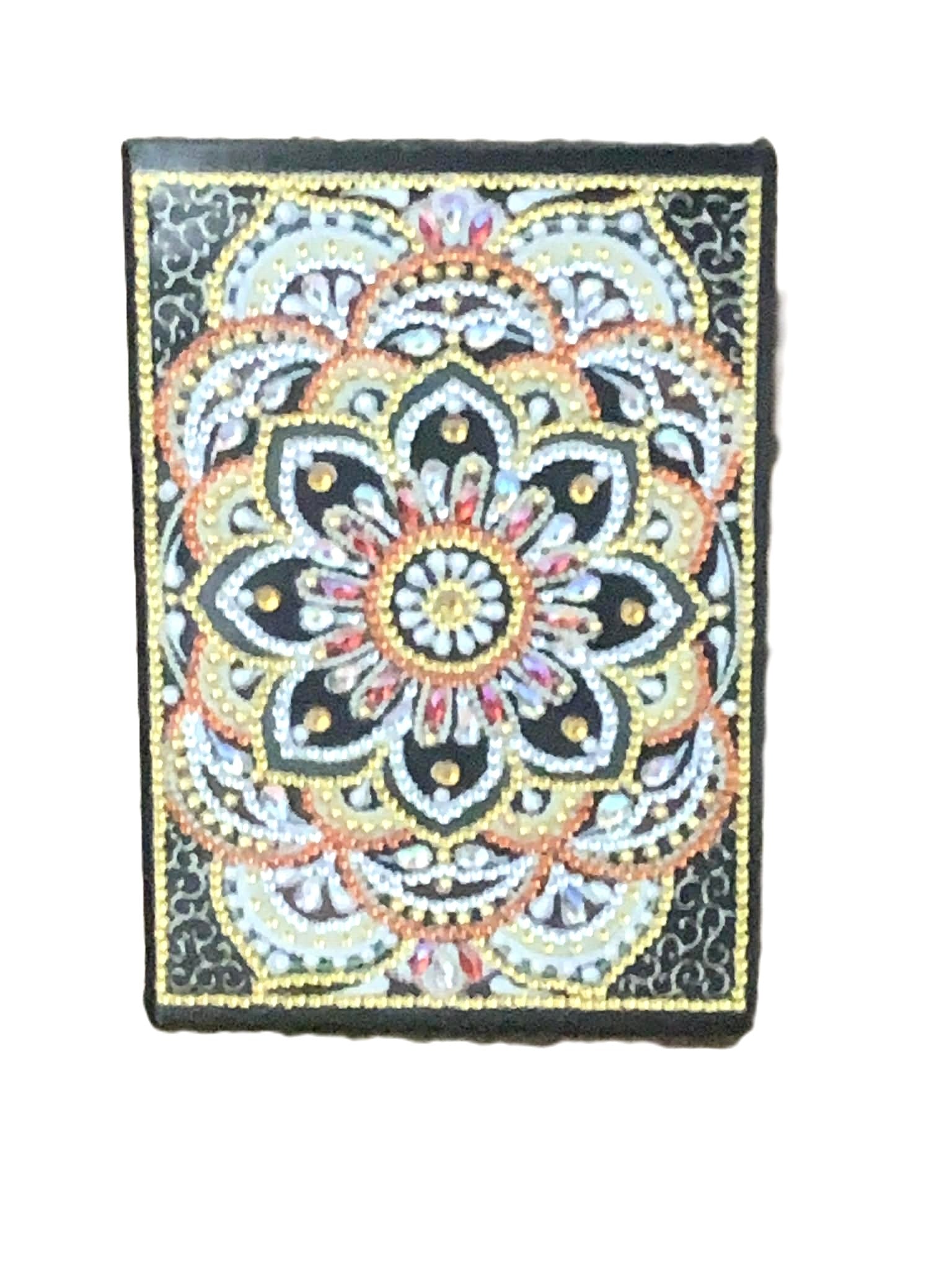 A5 Notebook – Black Mandala