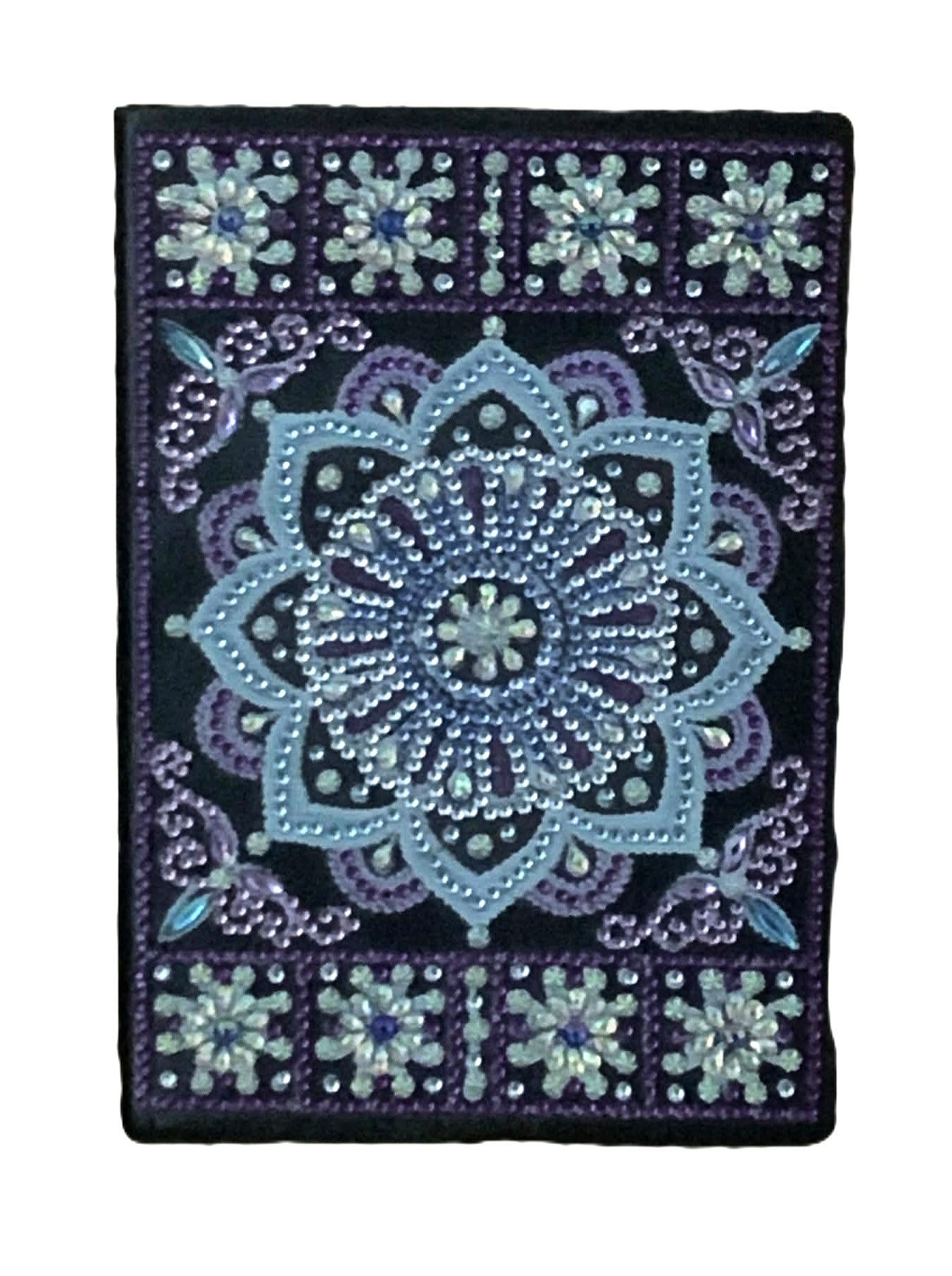 A5 Notebook – Blue Lavender Mandala