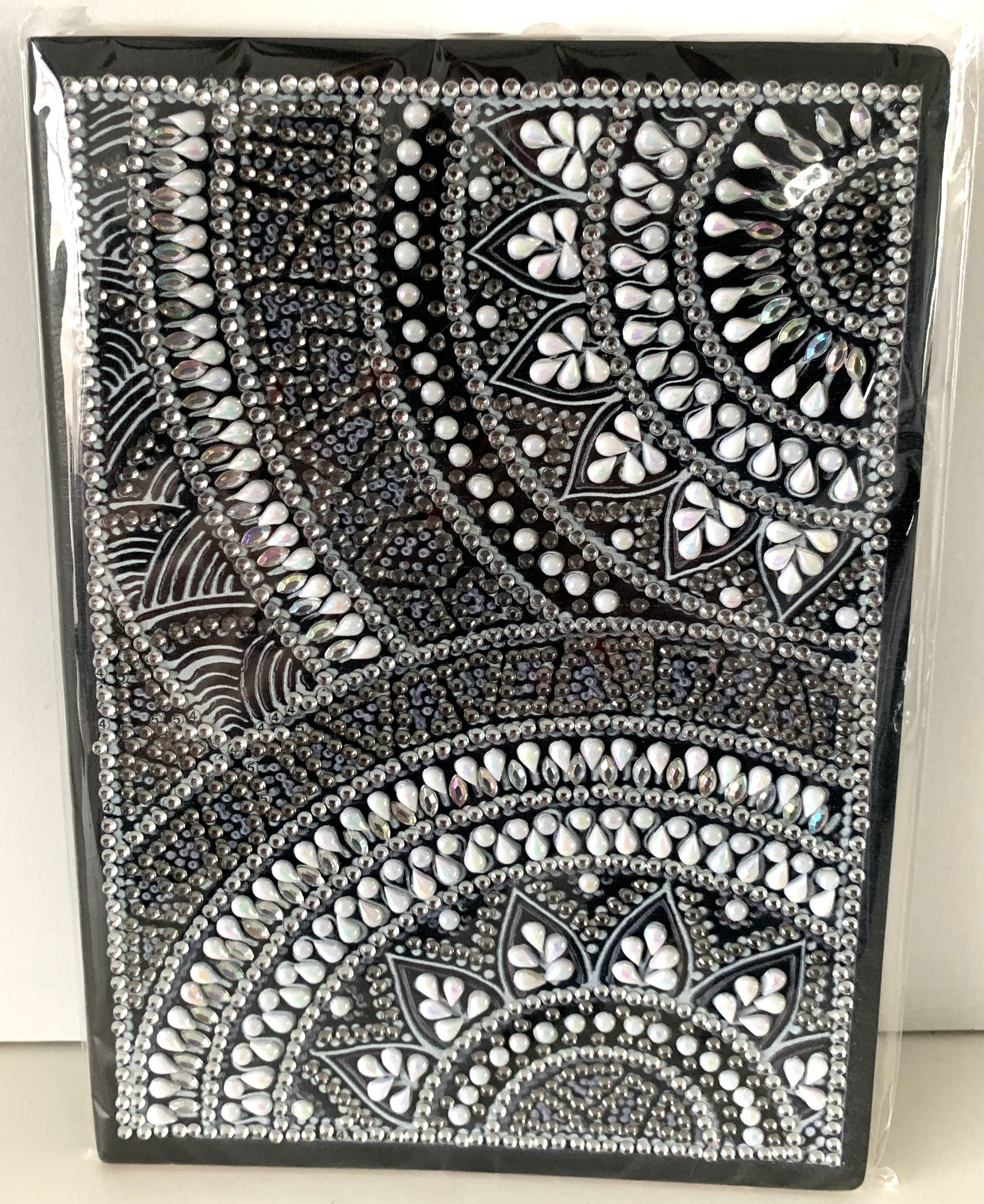 A5 Notebook – Black & White Mandala