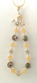 Star Cloisonné Beaded Phone Charm