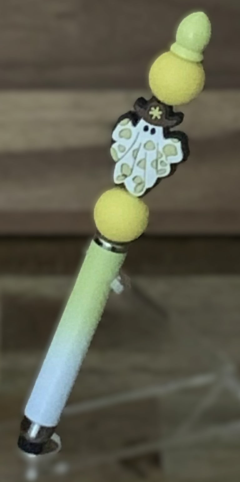Beaded Stylus Pen – Cowboy Ghost