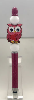 Beaded Stylus Pen – Love Owl