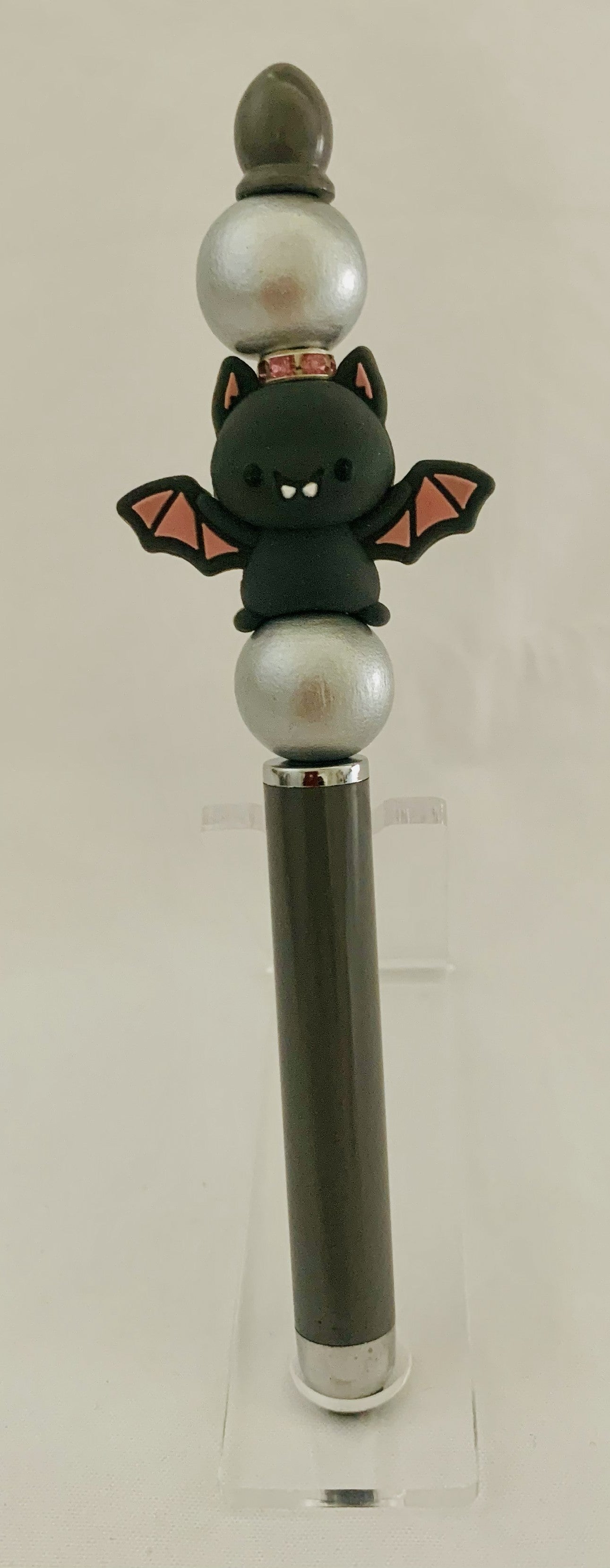 Beaded Stylus Pen – Spooky Bat